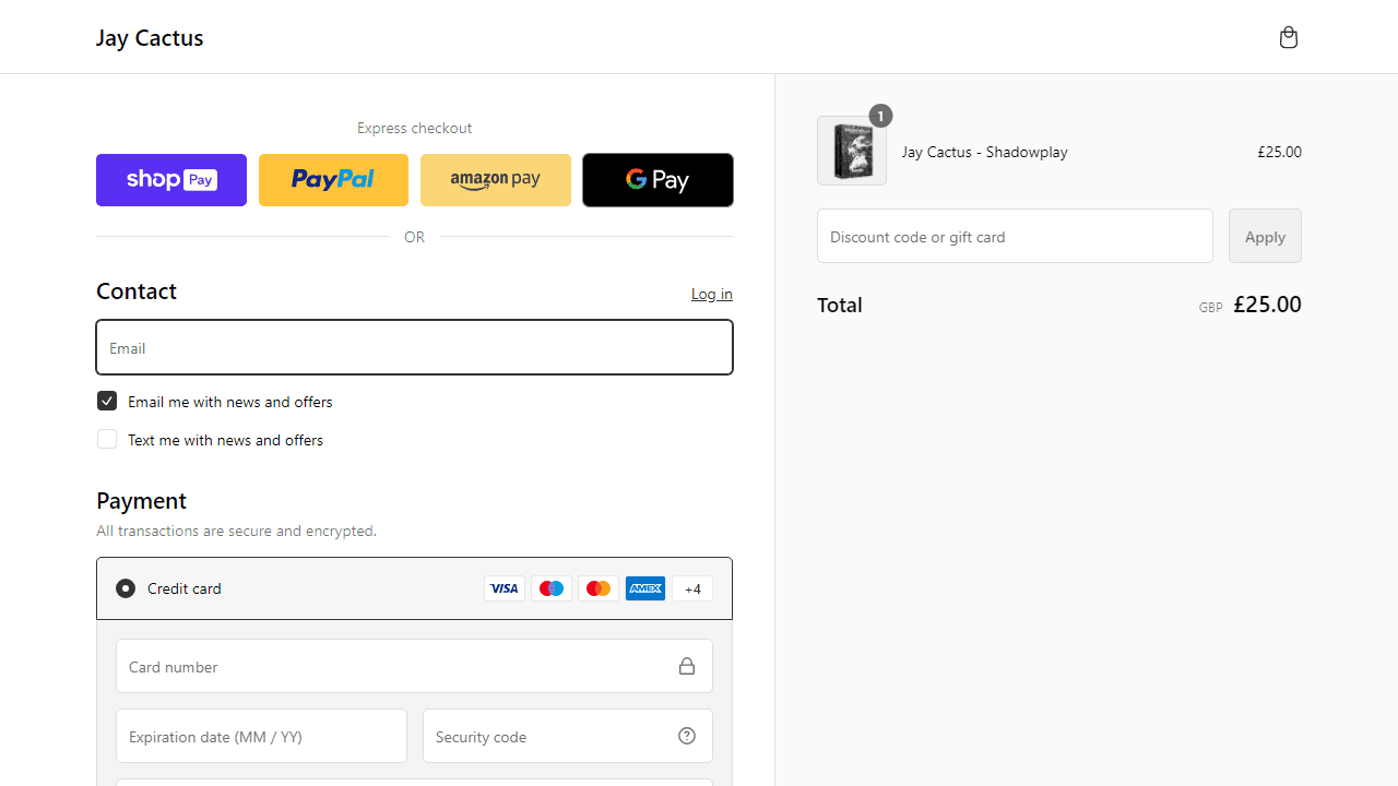 How to apply Jay Cactus coupon code